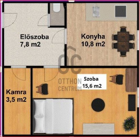 Eladó téglalakás, Cegléden 26.99 M Ft, 1 szobás