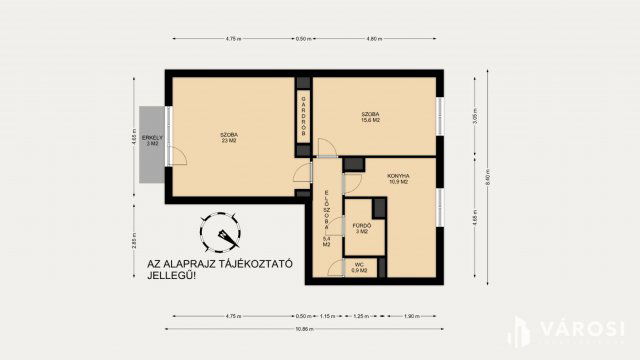 Eladó téglalakás, Szegeden 71.9 M Ft, 2 szobás