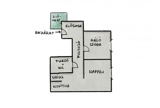 Eladó téglalakás, Budapesten, IV. kerületben 65 M Ft, 2 szobás