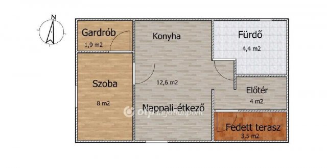 Eladó nyaraló, Ráckevén 38.9 M Ft, 2 szobás