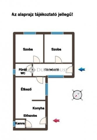 Eladó családi ház, Ócsán 61 M Ft, 2 szobás