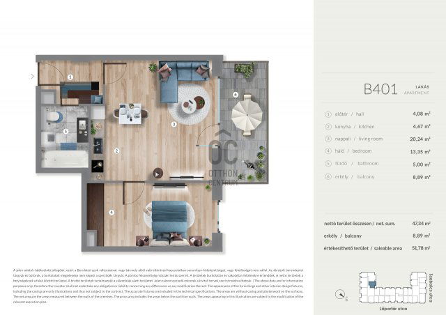 Eladó téglalakás, Budapesten, XIII. kerületben 93.49 M Ft