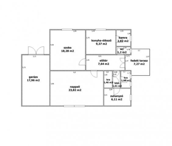 Eladó családi ház, Kecskeméten 61.8 M Ft, 2 szobás