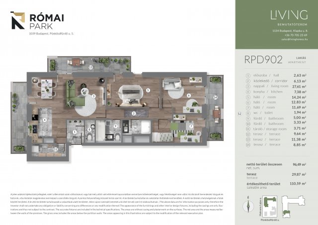 Eladó téglalakás, III. kerületben, Pünkösdfürdő utcában
