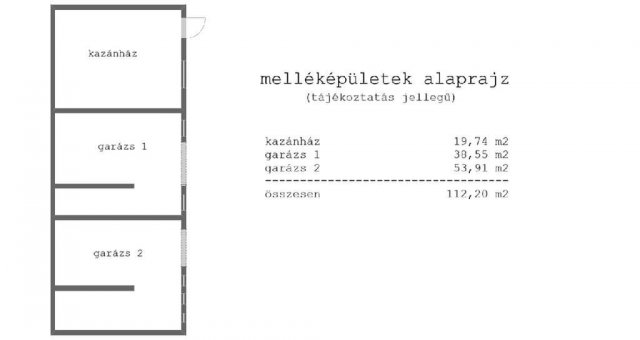 Eladó családi ház, Bősárkányon 60 M Ft, 4 szobás