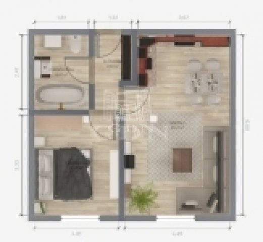 Eladó téglalakás, Budapesten, XX. kerületben 54.99 M Ft