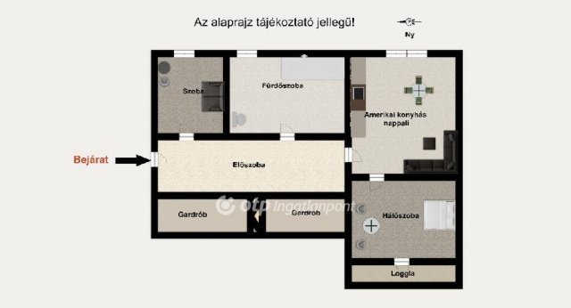 Eladó téglalakás, Budapesten, IX. kerületben 84.9 M Ft