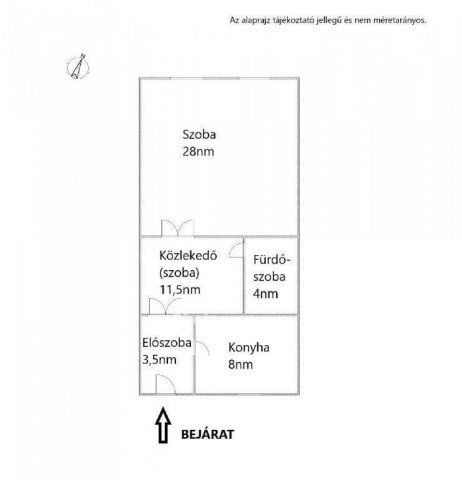 Eladó téglalakás, Budapesten, VIII. kerületben 60 M Ft, 1 szobás