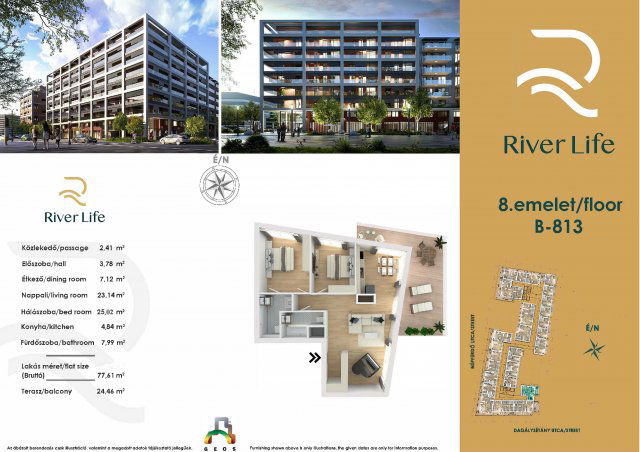 Eladó téglalakás, XIII. kerületben, Népfürdő utcában