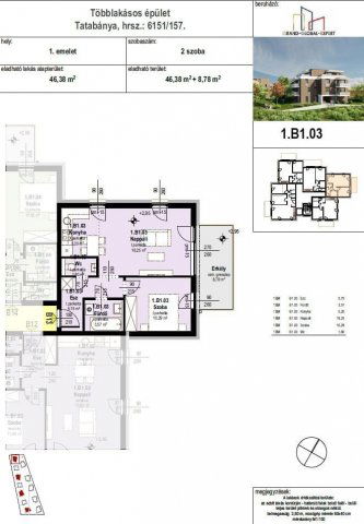 Eladó téglalakás, Tatabányán, Petőfi Sándor utcában