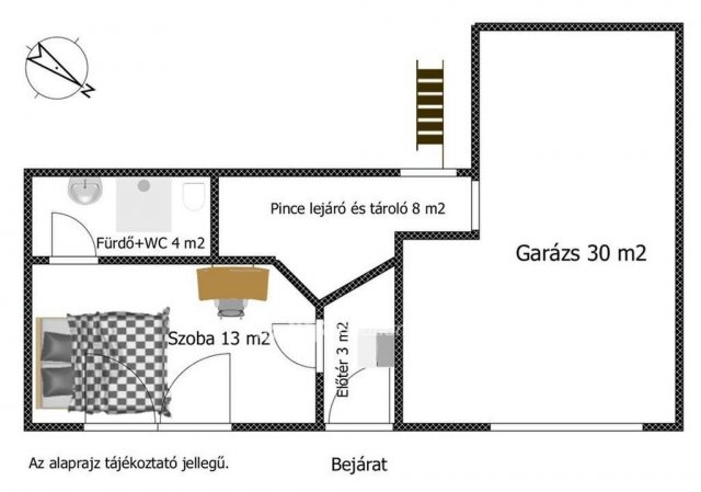 Eladó ikerház, Dunaföldváron 29.9 M Ft, 3 szobás