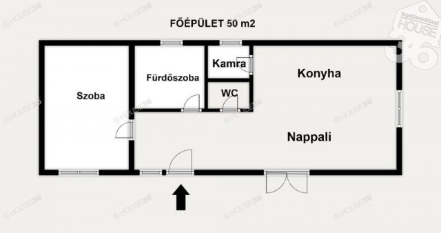 Eladó családi ház, Kecskeméten 47.7 M Ft, 2 szobás