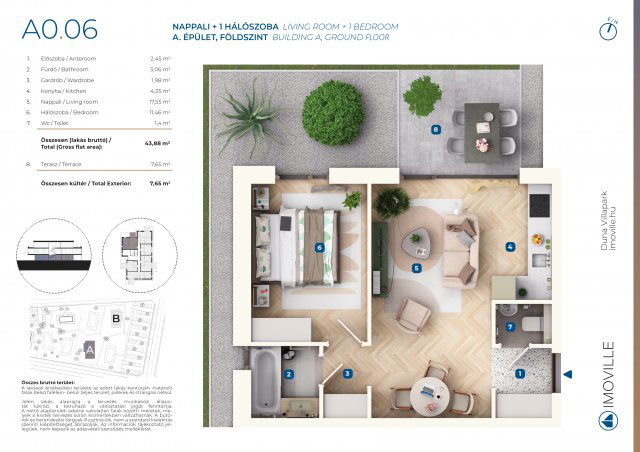 Eladó téglalakás, Mosonmagyaróváron 44.339 M Ft, 2 szobás