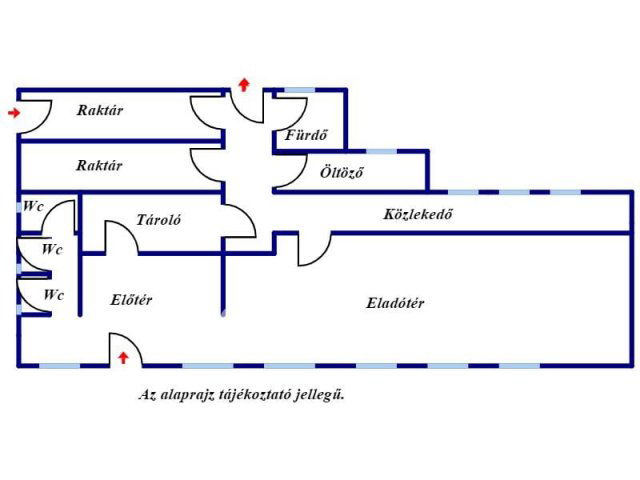 Eladó üzlethelyiség, Kétegyházán 49.9 M Ft