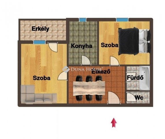 Eladó panellakás, Budapesten, III. kerületben 73.9 M Ft, 2 szobás