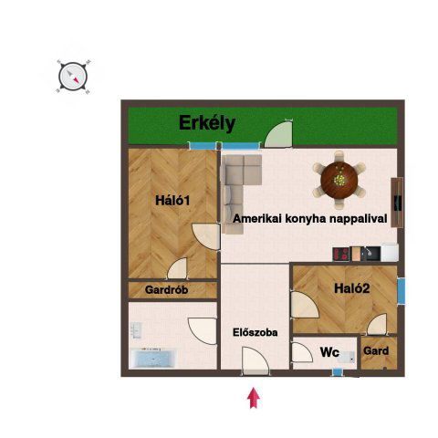 Eladó téglalakás, Budapesten, II. kerületben 109.9 M Ft