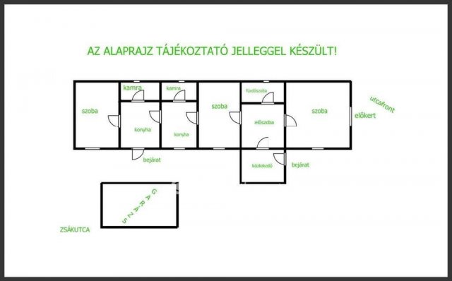 Eladó családi ház, Hajdúhadházon 35.5 M Ft, 3 szobás
