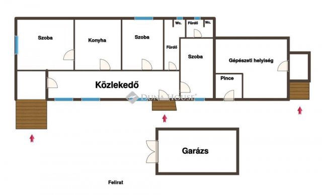 Eladó családi ház, Dabason 65 M Ft, 3 szobás