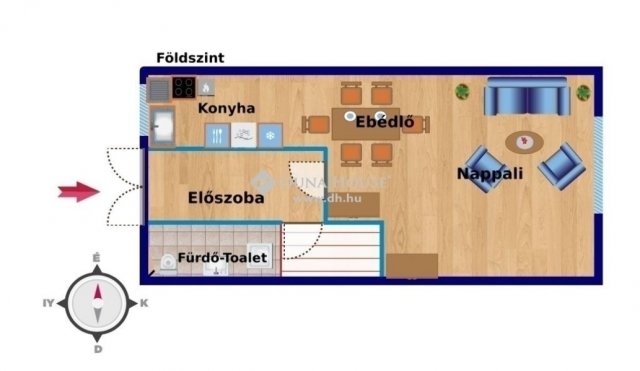 Eladó sorház, Szajkon 69 M Ft, 4 szobás / költözzbe.hu
