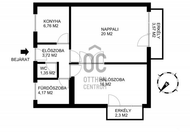 Eladó téglalakás, Budapesten, XIV. kerületben 73 M Ft, 2 szobás