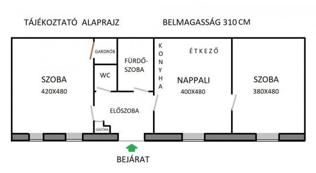 Eladó téglalakás, Budapesten, IX. kerületben, Ipar utcában