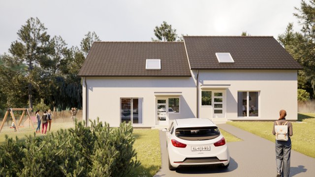 Eladó ikerház, Kozármislenyen, Zrínyi utcában 95.9 M Ft