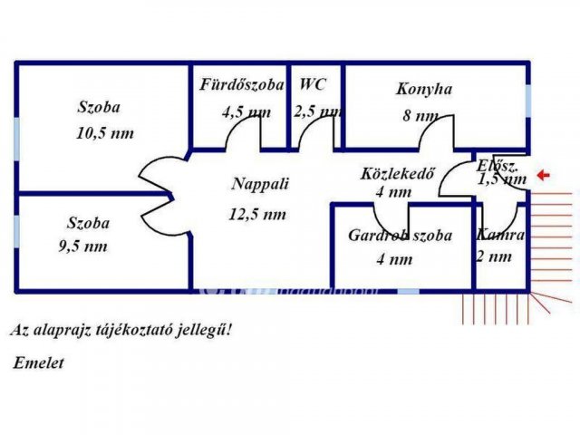 Eladó téglalakás, Gyulán 38.5 M Ft, 1+2 szobás