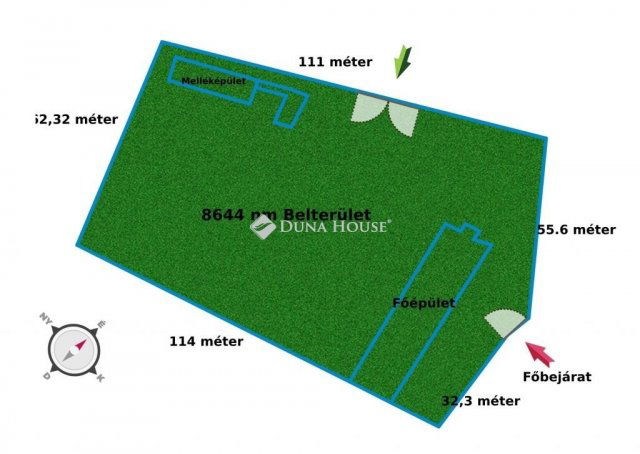 Eladó családi ház, Ercsiben 350 M Ft, 2 szobás