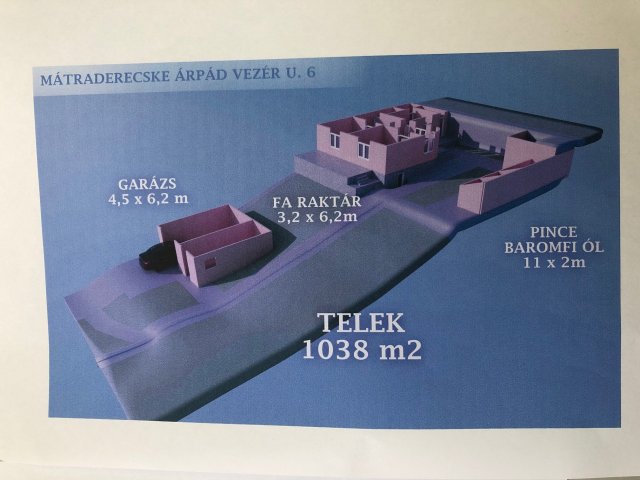 Eladó családi ház, Mátraderecskén 22 M Ft, 3 szobás