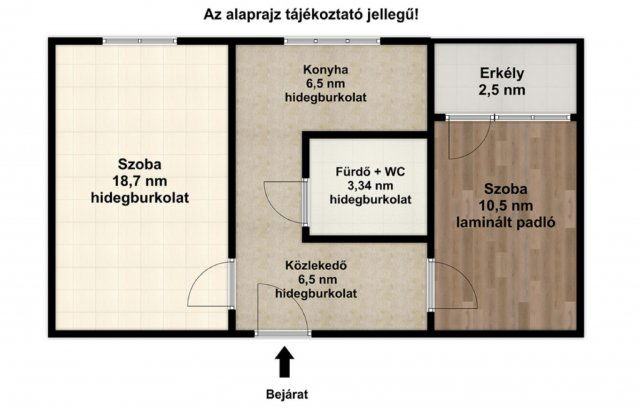 Eladó panellakás, Szegeden 44.7 M Ft, 2 szobás