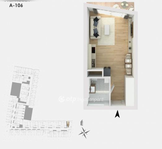 Eladó téglalakás, Budapesten, XIII. kerületben 58.49 M Ft