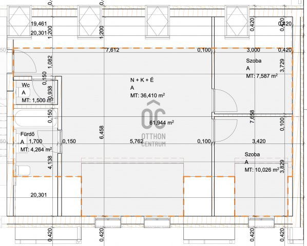 Eladó téglalakás, Budapesten, XV. kerületben 84.99 M Ft