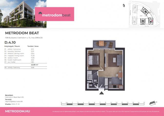 Eladó téglalakás, Budapesten, XIII. kerületben, Turóc utcában