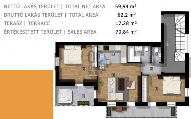 Eladó téglalakás, Budapesten, XXIII. kerületben 99.9 M Ft