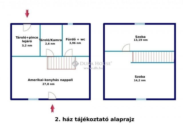 Eladó családi ház, Felsőpakonyban 94.7 M Ft, 9 szobás
