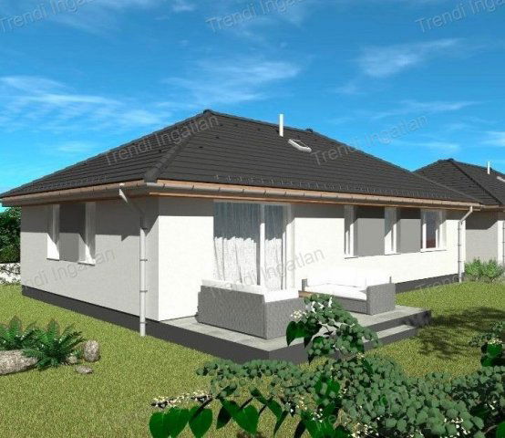 Eladó ikerház, Győrságon 59.9 M Ft, 4 szobás