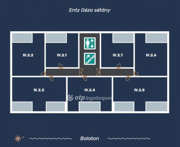 Eladó téglalakás, Keszthelyen 72.5 M Ft, 2 szobás