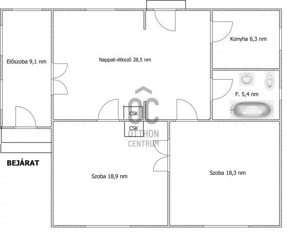 Eladó családi ház, Pálfán 39.9 M Ft, 2 szobás