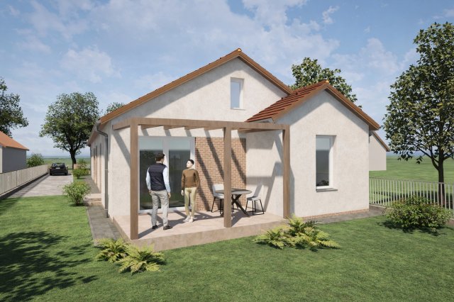 Eladó ikerház, Dömsödön 61.9 M Ft, 3 szobás