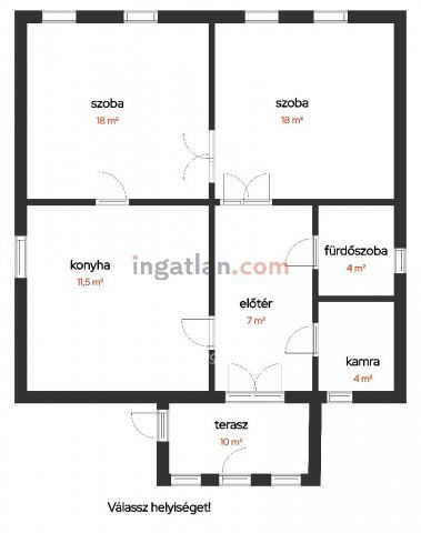 Eladó családi ház, Kálban 16.5 M Ft, 2 szobás