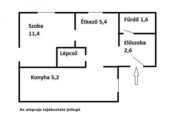 Eladó családi ház, Baracskán 16.9 M Ft, 2 szobás
