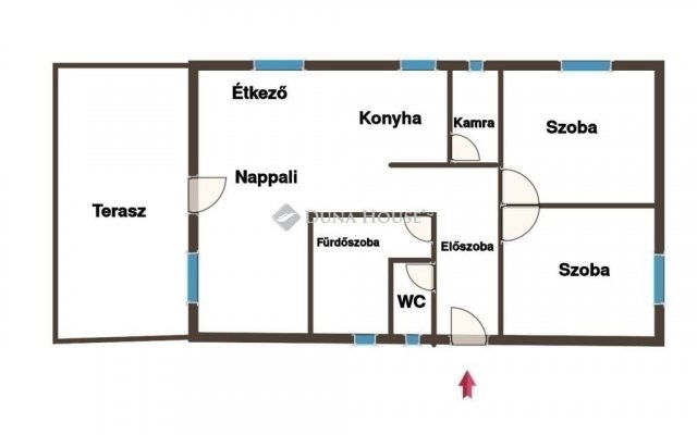 Eladó téglalakás, Pécsett 68.9 M Ft, 3 szobás