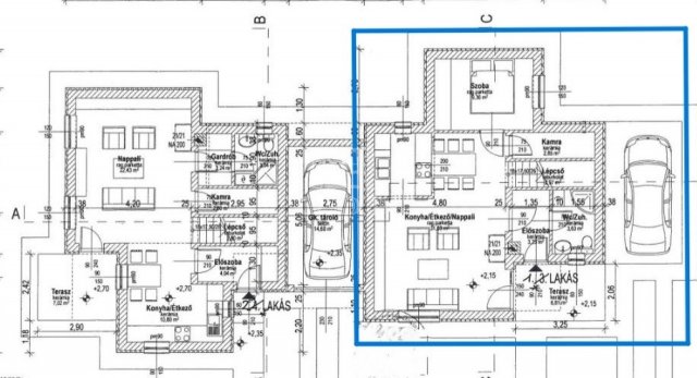 Eladó ikerház, Budapesten, XXIII. kerületben 115 M Ft, 5 szobás