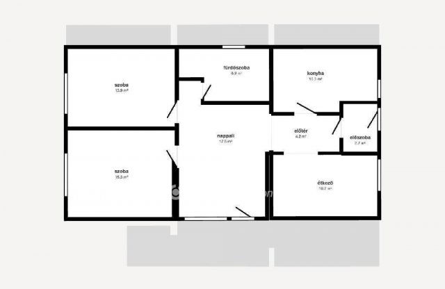 Eladó családi ház, Szirmabesenyőn 89 M Ft, 3+2 szobás