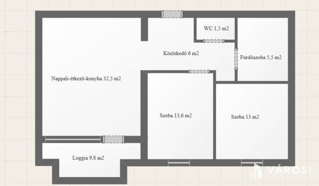 Eladó téglalakás, Debrecenben 135 M Ft, 3 szobás