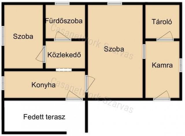 Eladó mezogazdasagi ingatlan, Szarvason 6 M Ft, 2 szobás