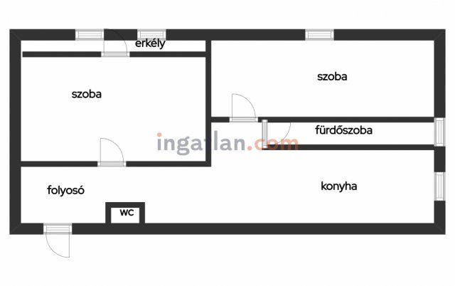Eladó téglalakás, Szigetszentmiklóson, Iskola utcában 62 M Ft
