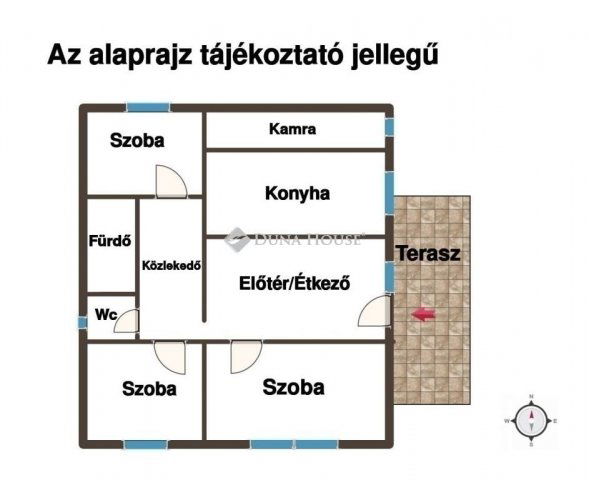 Eladó családi ház, Szegeden 51.5 M Ft, 3 szobás