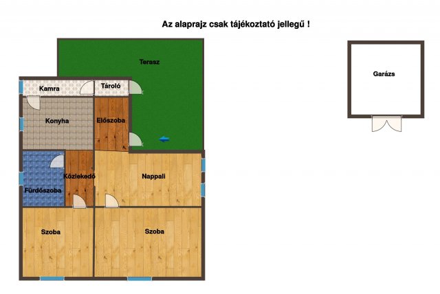 Eladó családi ház, Sülysápon 49.4 M Ft, 3 szobás