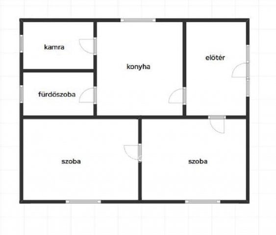 Eladó családi ház, Baktalórántházán 27.5 M Ft, 2 szobás